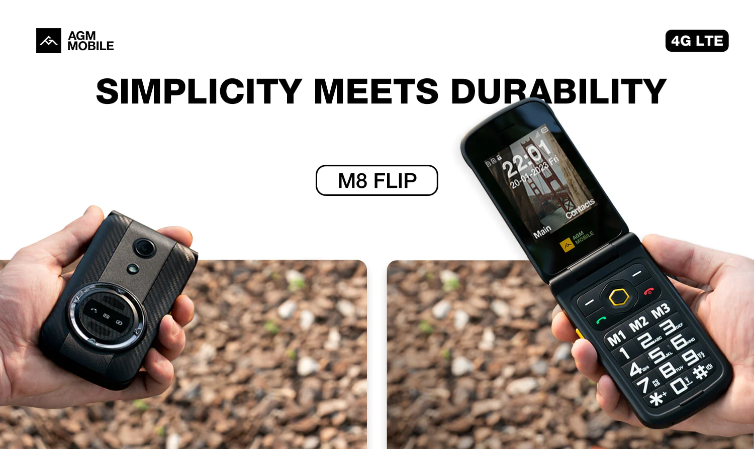 AGM M8 Flip