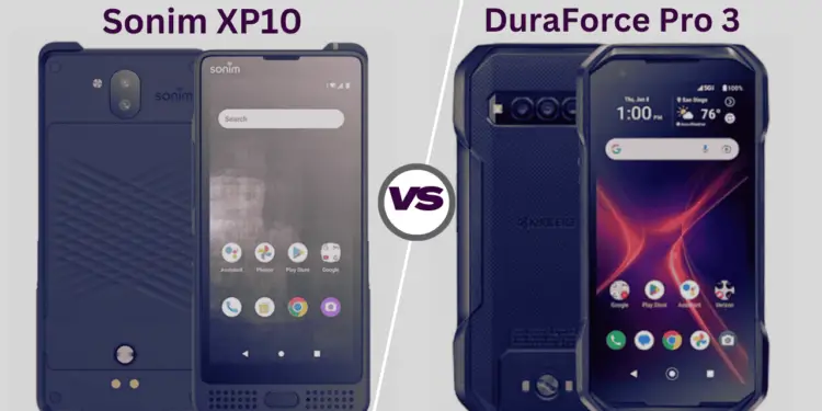 Sonim XP10 5G vs. Kyocera DuraForce Pro 3